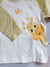 wua·wua婴儿衣服春秋分体套装1-3岁儿童内衣上衣裤子宝宝秋冬季家居睡衣 黄色长颈鹿-开肩四季款 100 实拍图