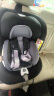 猫头鹰（SAVILE）妙转儿童安全座椅婴儿汽车用宝宝0-4-7岁360度iSize可坐可躺 【升级款】妙转 深空黑 实拍图