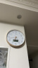 康巴丝（Compas）挂钟客厅钟表 万年历简约石英钟表挂墙时钟 C3242Y 轻奢金 实拍图