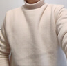 罗蒙【加绒加厚】针织衫男士秋冬季长袖套头高领毛衣中青年打底衫男装 实拍图