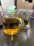 美斯尼玻璃水杯子耐热加厚花茶杯 泡茶杯绿茶杯过滤内胆带盖喝茶杯茶水分离杯 大容量办公杯 黄色杯把 实拍图
