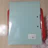 西语莫兰迪文件夹板a4时尚折页板夹学生用试卷资料整理夹书夹子写字垫板商务办公硬壳档案夹会议合同夹 【横款组合】粉+绿+蓝/3个装 实拍图