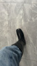 海澜之家（HLA）长筒骑士靴高筒靴子女靴低跟方头显瘦长靴HDAXZW4ACN042 黑色37 晒单实拍图