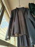 廷毅防晒衣男士冰丝防晒服夏季户外钓鱼服轻薄透气皮肤衣定制LOGO印字 深灰【可拆卸帽檐】 4XL 【190-210斤】 实拍图