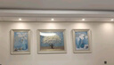 艺米客厅装饰画现代简约沙发背景墙画欧式餐厅挂画美式壁画 平安纳福（简约、欧式白框） 55X70*2-70X90cm|适用3~4座沙发 实拍图