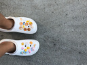crocs檀健次推荐款经典泡芙洞洞鞋|207521 白色-100 40(250mm) 实拍图