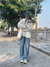 波司登（BOSIDENG）谷爱凌同款冲锋衣鹅绒羽绒服男女同款90绒三合一登山外套 优雅米 海贝米716C S 160/84A 实拍图