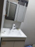NENE日本浴室柜陶瓷一体盆组合洗漱台实木卫生间洗脸池奶油风洗手盆镜 61cm【抽拉龙头】-智能镜柜款 实拍图
