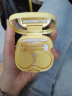 易旅 隐形眼镜盒 便携简约隐形眼镜盒光面DIY便携式伴侣盒 奶油黄 实拍图