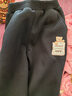 真维斯女童加绒裤子冬季新款儿童外穿保暖棉裤中大童小女孩秋冬打底裤潮 【加绒长裤】黑（口袋） 160 实拍图