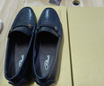 【官方发售】宾度（J.Benato）休闲皮鞋男 豆豆鞋英伦套脚男士商务皮鞋耐磨男鞋防滑驾车鞋 黑色（欧码） 40 实拍图