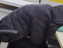 雪中飞秋冬新款羽绒服短款羽绒服女连帽时尚轻薄轻便羽绒服保暖 宝石黑|8086 L 170/96B 实拍图