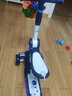 飞鸽儿童滑板车1-3岁3-6岁三合一可推可坐可折叠防侧翻宝宝滑板车 【三合一推骑款】藏蓝色 实拍图