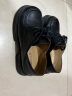百丽大头牛津鞋女商场同款两穿小皮鞋Y9H1DAM3 黑色 37 实拍图