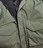 吉普（JEEP）羽绒服男冬季保暖休闲工装外套男士潮牌衣服男装 军绿 XL  实拍图