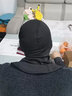 洛克兄弟骑行头套保暖骑行面罩冬季户外摩托车头套全脸防风围脖男女 秋冬薄抓绒款-黑色 实拍图