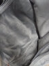 京东京造经典法兰绒毯 360g空调毯加厚双面沙发午睡盖毯 高级灰 150x200cm 实拍图