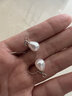 苏十六925银复古水滴仿珍珠耳坠高级感气质耳环女士耳饰生日礼物送老婆 珍珠耳环一对-8mm 实拍图