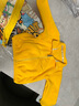 WALNUT DUCK小黄鸭秋冬款儿童上衣2023洋气秋装三合一可拆卸夹棉外套潮FK812 黄色（夹棉款）-812 90（建议身高85-95） 实拍图