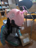 zdk儿童头盔夏季电动车头盔四季通用小孩头盔卡通男女孩保暖可爱安全 3C粉色头盔猫咪（送耳朵2-10岁） 实拍图