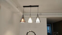 欧普（OPPLE） LED餐吊灯北欧现代简约创意餐厅吊灯具三头灯饰 【晶钻-混色】含5瓦黄光光源 晒单实拍图