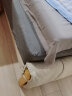 素时代床上四件套纯棉 A类100%全棉日式水洗棉被套1.8米床笠款 灰密条 实拍图