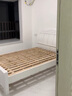 沐晨 床 实木床1.8x2米现代中式主卧大床高箱可储物家用单双人床婚床 全白色 单床 1500mm*2000mm 框架床 实拍图