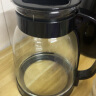 天喜（TIANXI）凉水壶玻璃杯 家用玻璃泡茶壶带把耐热冷水壶水杯大容量 黑色2L 实拍图