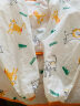 南极人宝宝吃饭罩衣儿童婴儿围兜饭兜男女孩画画衣围裙小孩防水反穿衣 橙色动物园 90（建议0-2岁） 实拍图
