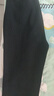 鸭鸭（YAYA）儿童羽绒裤男女童休闲束脚裤加厚保暖冬季小童装裤子GM 黑白拼粉色 150 实拍图