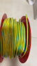 德力西（DELIXI）电线电缆线电源线铜芯家用电线BV2.5/4/6平方单股铜线电线 6平方【50米】BV黄绿色 实拍图