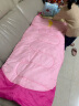 骆驼户外儿童睡袋 防寒保暖加厚旅行单人冬季季睡袋 A9W6F5122，粉色 晒单实拍图