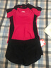 李宁（LI-NING）泳衣女分体时尚运动两件套小胸聚拢遮肚显瘦保守海边沙滩温泉泳装 黑红色104-2 XL 身高160-170cm体重55-60kg 实拍图