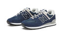 NEW BALANCE NB574官方休闲鞋男鞋女鞋网面鞋夏季复古舒适透气百搭情侣运动鞋 深蓝色 ML574EVN 36 (脚长22cm) 实拍图