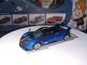 中精质造正版帕加尼车模型仿真合金1比18花雅模型摆件男孩超跑车玩具车 1/64帕加尼花雅【礼盒装】蓝 实拍图
