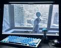 密探EVA明日香四面侧透PBT热升华透明水晶透光键帽双皮奶diy客制化OEM键盘75/84/87/96/98/100/104 绫波丽双刻键帽小全套（侧刻透光） 实拍图