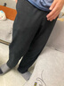 安踏（ANTA）男裤运动裤男秋季新款直筒宽松休闲针织长裤卫裤男士休闲裤男裤子 【店长推荐秋季直筒裤】基础黑 3XL /190 适合185-195斤 实拍图