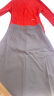 哥弟【GD】高腰中长款法式优雅A字半身伞裙1200336 黑 XL(5码) 晒单实拍图