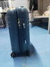 七匹狼行李箱大容量旅行箱20英寸登机箱男女学生轻音拉杆箱24密码箱皮箱 冰蓝色 20英寸 实拍图