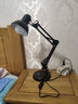 美的（Midea） 台灯led灯学生学习寝室卧室床头灯阅读小夜灯金属长臂工作插电灯 美式台灯+6W正白灯泡 实拍图