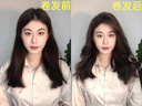 奥克斯（AUX）直板夹卷发棒女士夹板烫发夹拉直板熨板直发卷发两用棒卷发神器刘海夹卷直发器持久定型新年礼物 粉色【持久定型】 26mm 千万负离子护发 实拍图