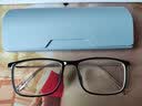 依视路（ESSILOR）钻晶膜致/膜岩/非球面A4防蓝光 变色配镜超薄近视眼镜片 2片 1.60钻晶A4【智能防蓝光】+镜架 全国36+实体店 实拍图