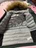 迪卡侬鹅绒羽绒服新品大衣户外防水外套火山岩保暖派克工装服5244168 实拍图