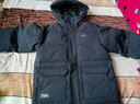 卡帕（Kappa）学院风羽绒服男款冬季保暖情侣连帽加厚面包服外套女款K0CZ2YY87D 黑色-990 M 实拍图