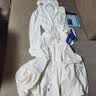 VVC防晒衣服女士修身冰丝凉感防紫外线城市轻户外外套 云纱白 M 实拍图