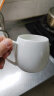 景顺 景德镇瓷杯骨瓷简约陶瓷杯子水杯茶杯纯白色定制LOGO牛奶咖啡杯 大肚杯 晒单实拍图