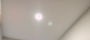雷士（NVC） LED筒灯客厅天花灯背景装饰灯牛眼灯铝材5瓦漆白三色开孔10-11CM 实拍图