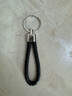 编织皮绳匙扣钥匙圈男士女腰挂件钥匙链环汽车钥匙扣 黑色【编织钥匙扣】 1个 实拍图