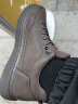 海澜之家HLA男鞋休闲皮鞋子男士板鞋运动鞋HAAXXM4AB70302 棕色43 实拍图