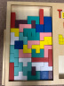 三格田（SANGTY）俄罗斯方块拼图积木制儿童拼图早教智力男女孩玩具拼板巧板立方体 208（亲子双人-平衡游戏） 晒单实拍图